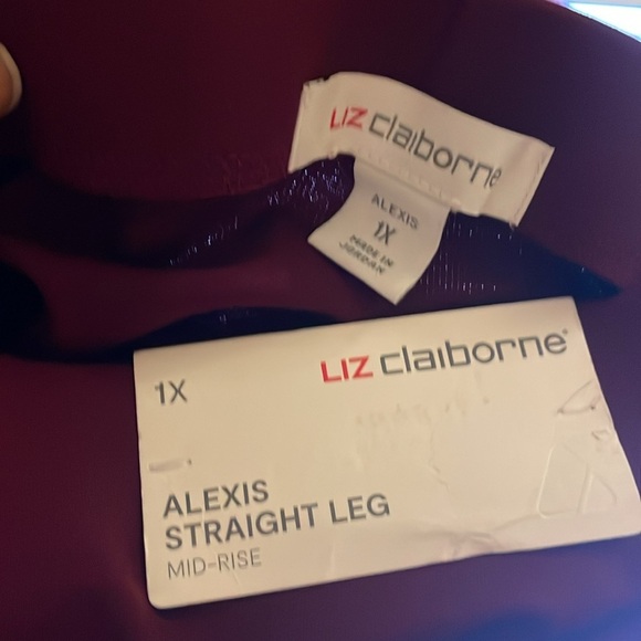 Liz Claiborne-Plus Alexis Ponte Womens  Pull-On Pants, Size 1X, Ne… - Picture 6 of 6